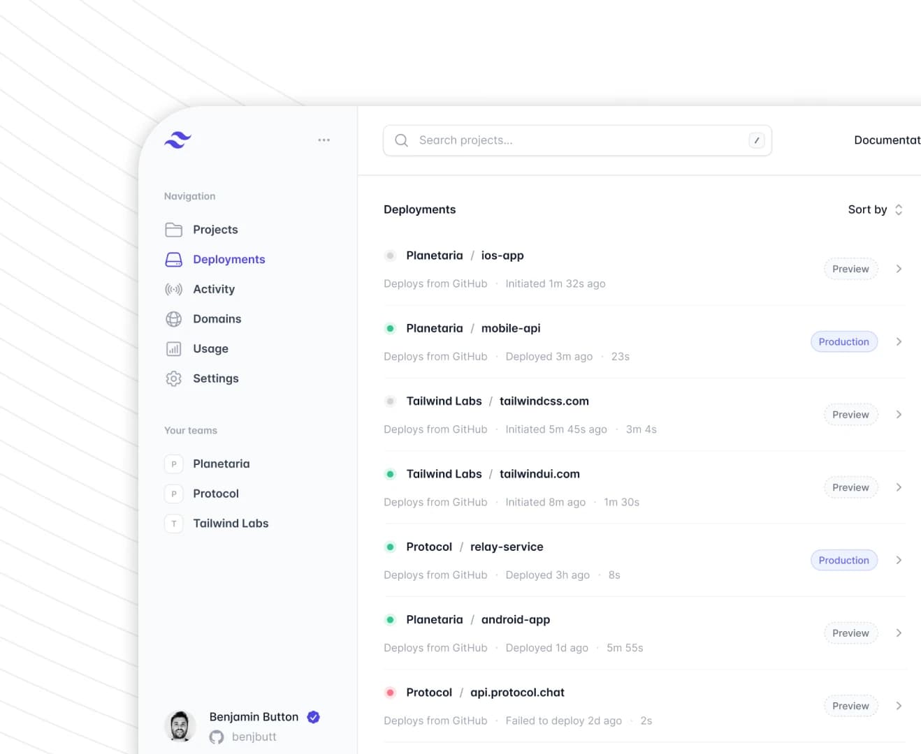 Arquitectura web moderna